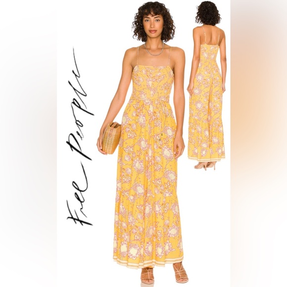 Free People Pants - NWT Free People Womens Little Of Your Love Ju Marigold Combo XS